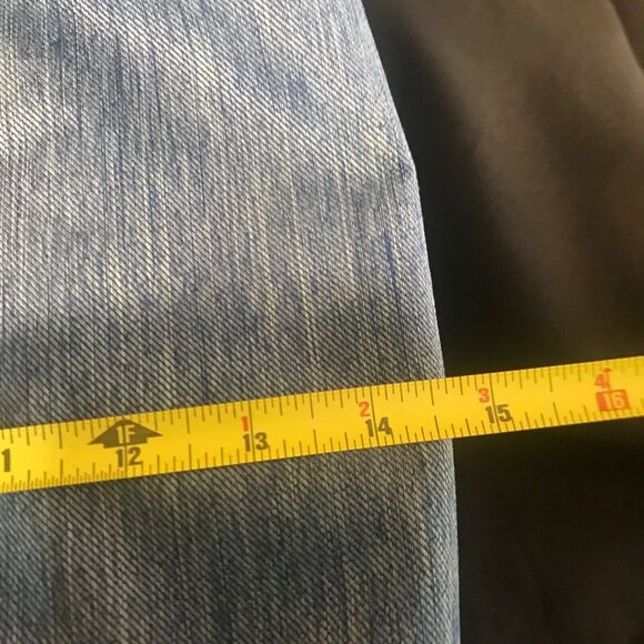 Herschel Backpack Little America Denim Red Stripe Interior 20 x 14.5" Unisex EUC - Picture 11 of 12